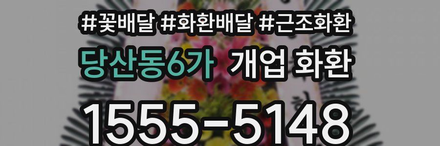 당산동6가 개업 화환