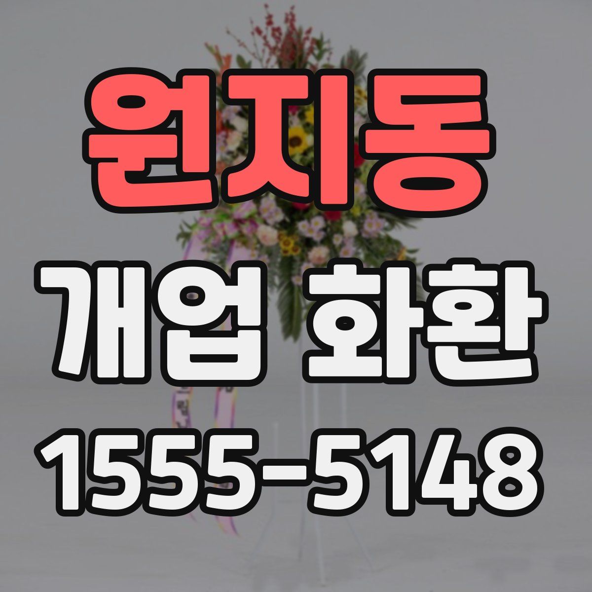 원지동 개업 화환