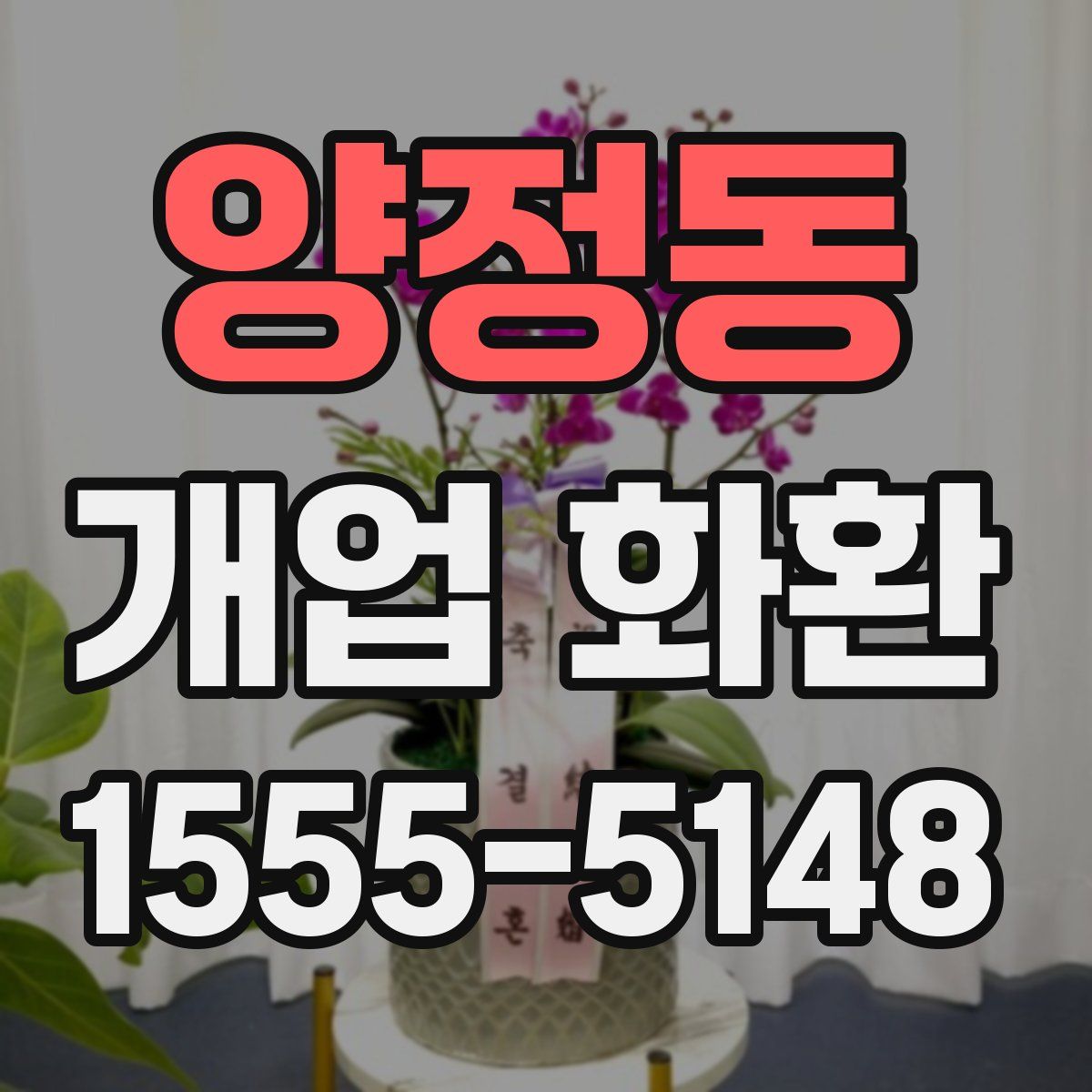 양정동 개업 화환
