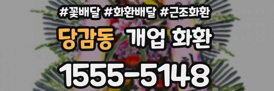 당감동 개업 화환