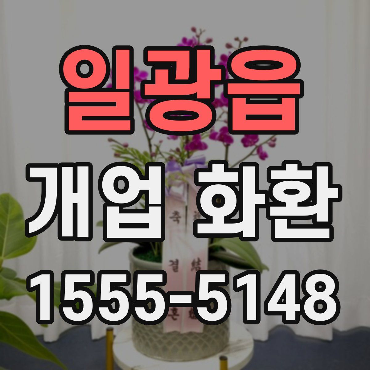 일광읍 개업 화환