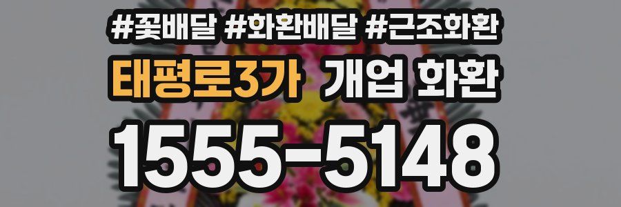 태평로3가 개업 화환