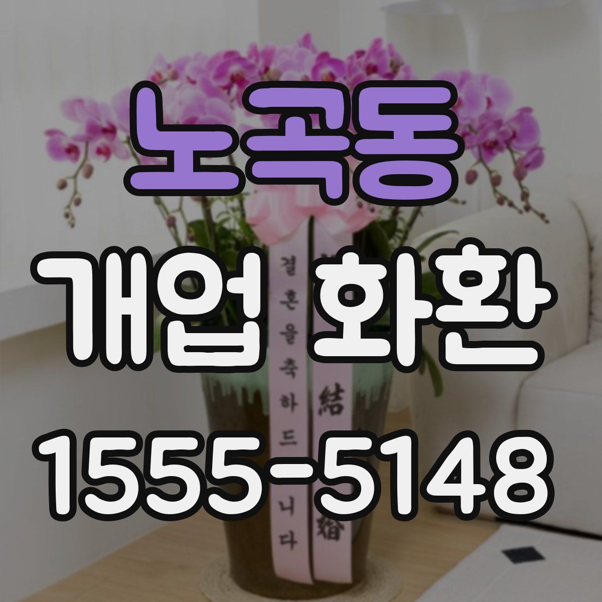 노곡동 개업 화환