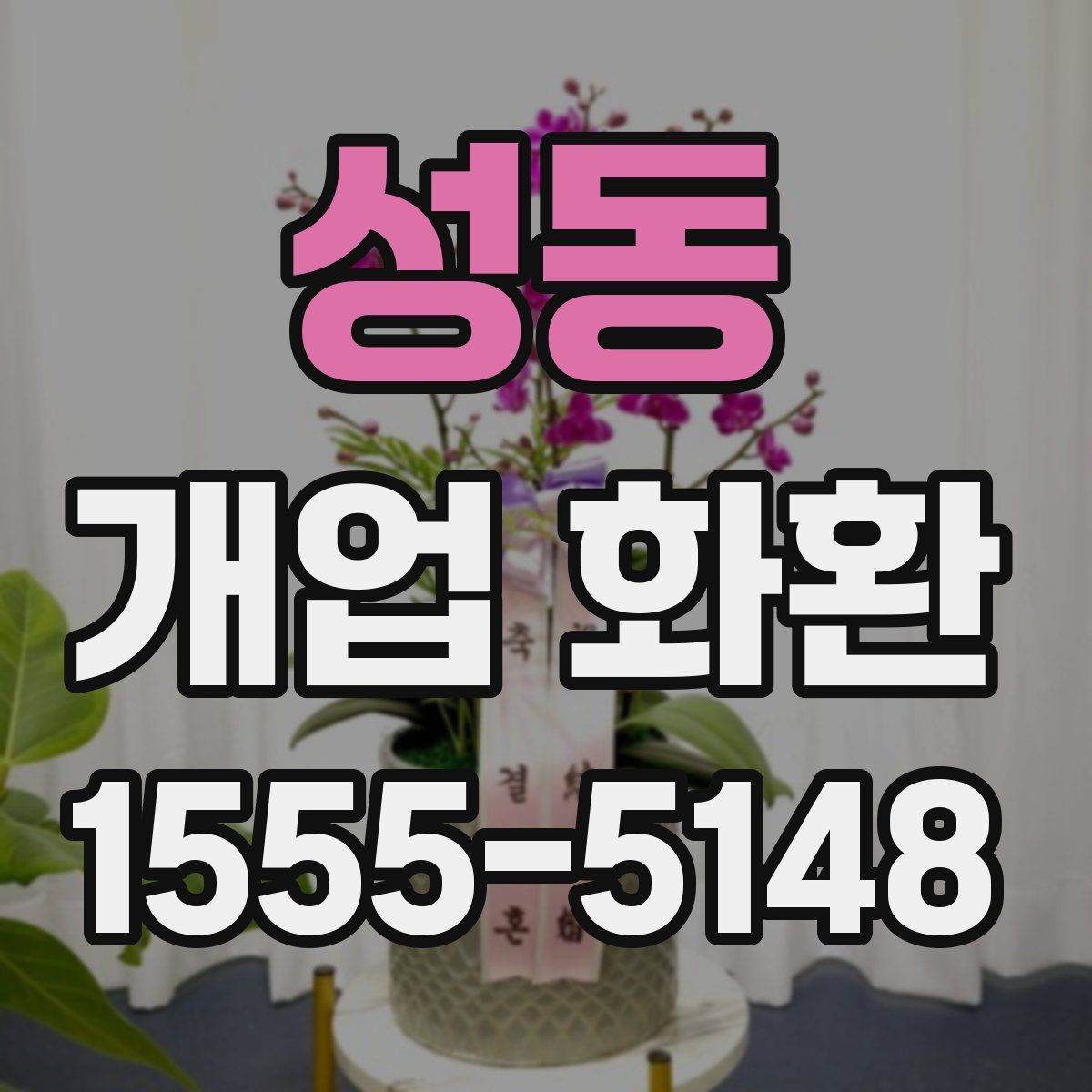 성동 개업 화환