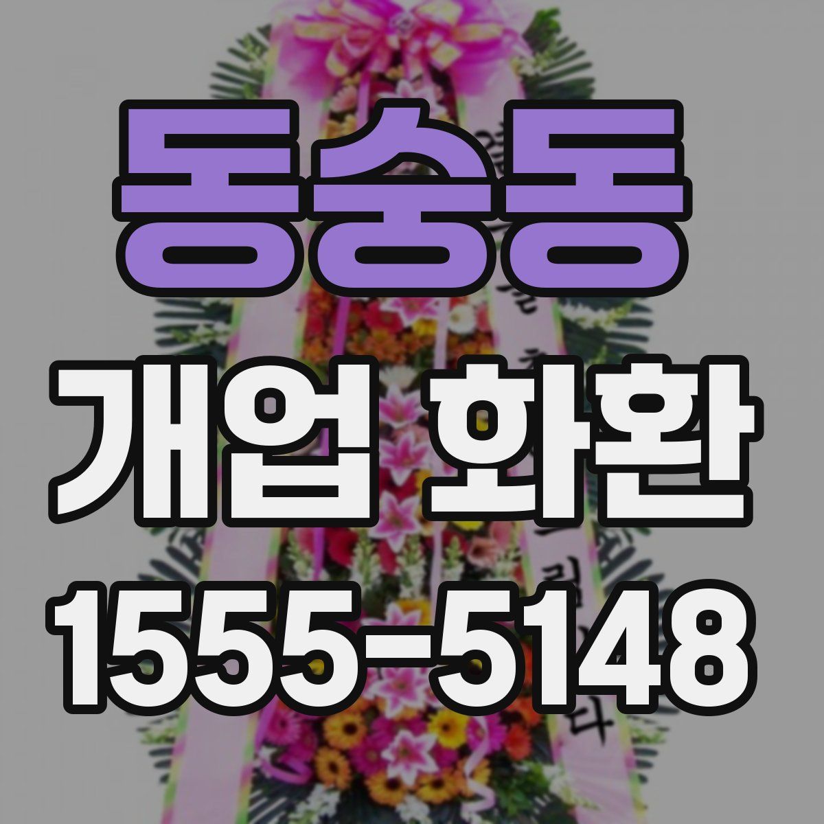 동숭동 개업 화환