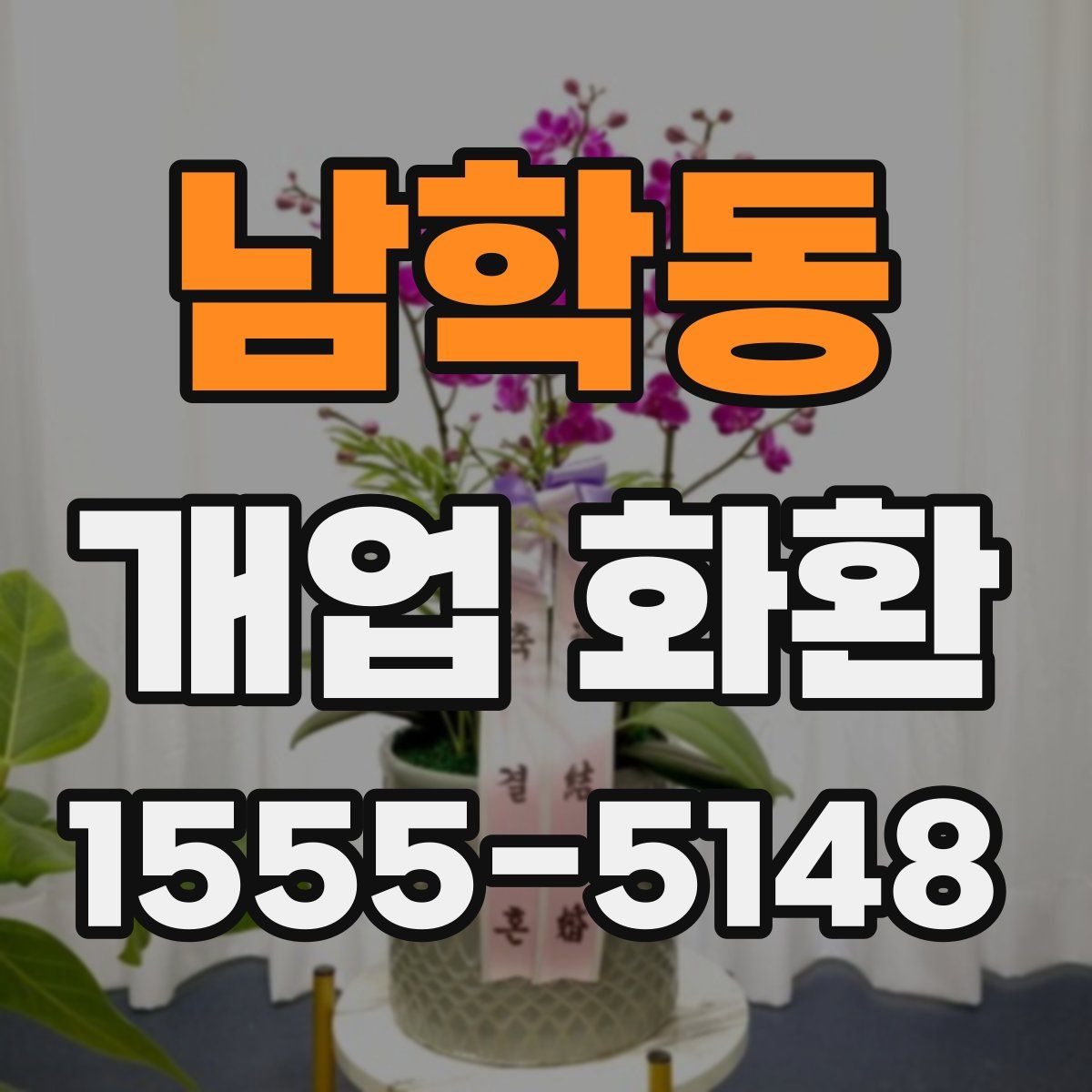 남학동 개업 화환