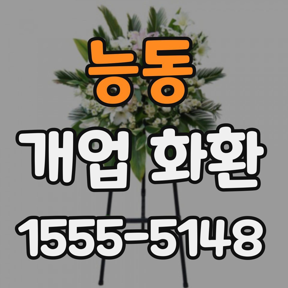 능동 개업 화환