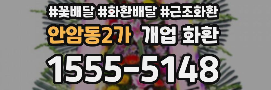 안암동2가 개업 화환