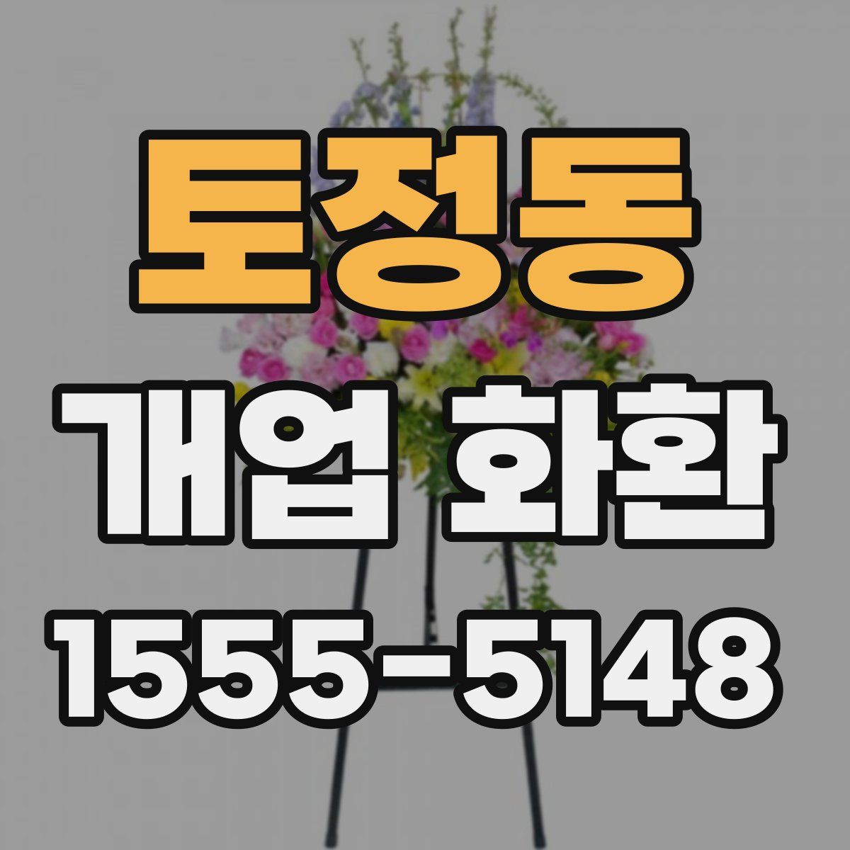 토정동 개업 화환