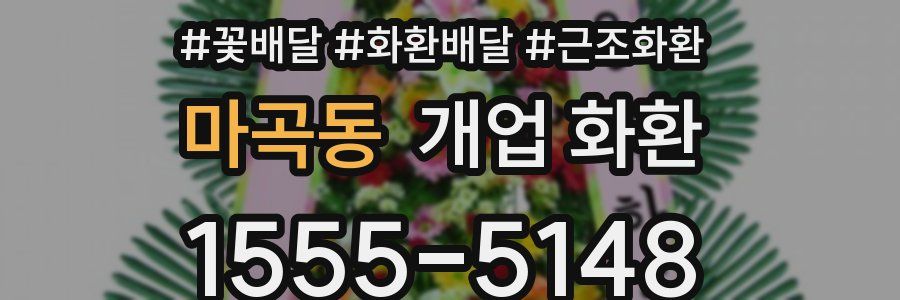 마곡동 개업 화환
