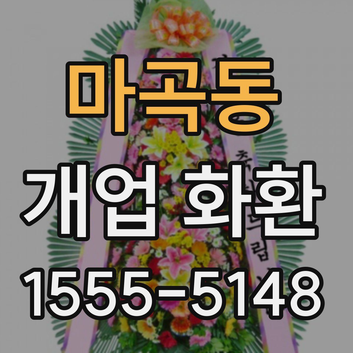 마곡동 개업 화환