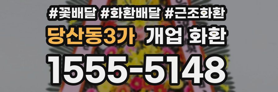 당산동3가 개업 화환