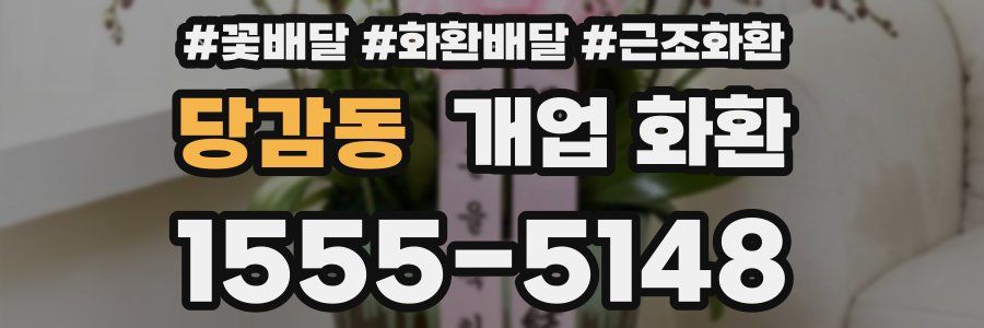 당감동 개업 화환