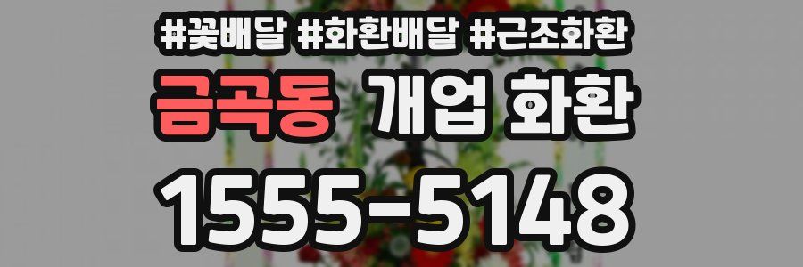 금곡동 개업 화환