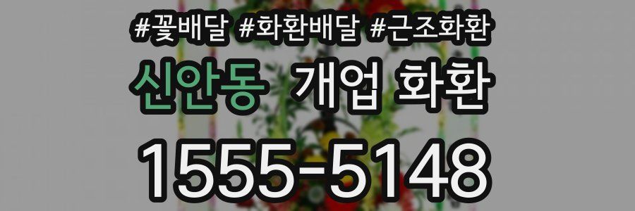 신안동 개업 화환