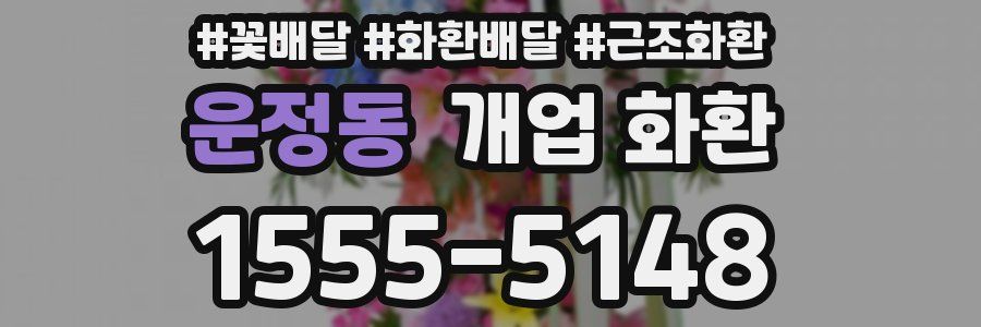 운정동 개업 화환