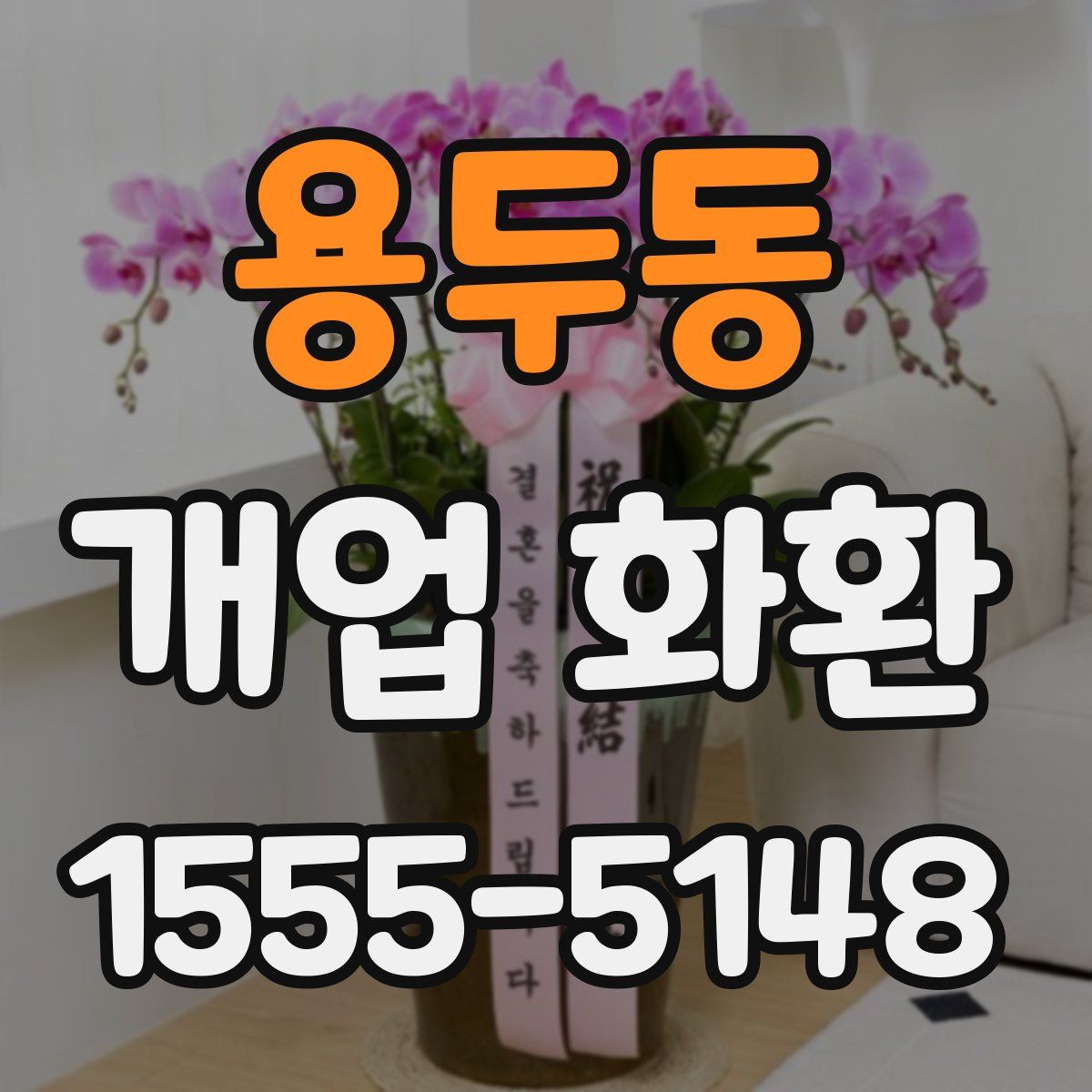 용두동 개업 화환