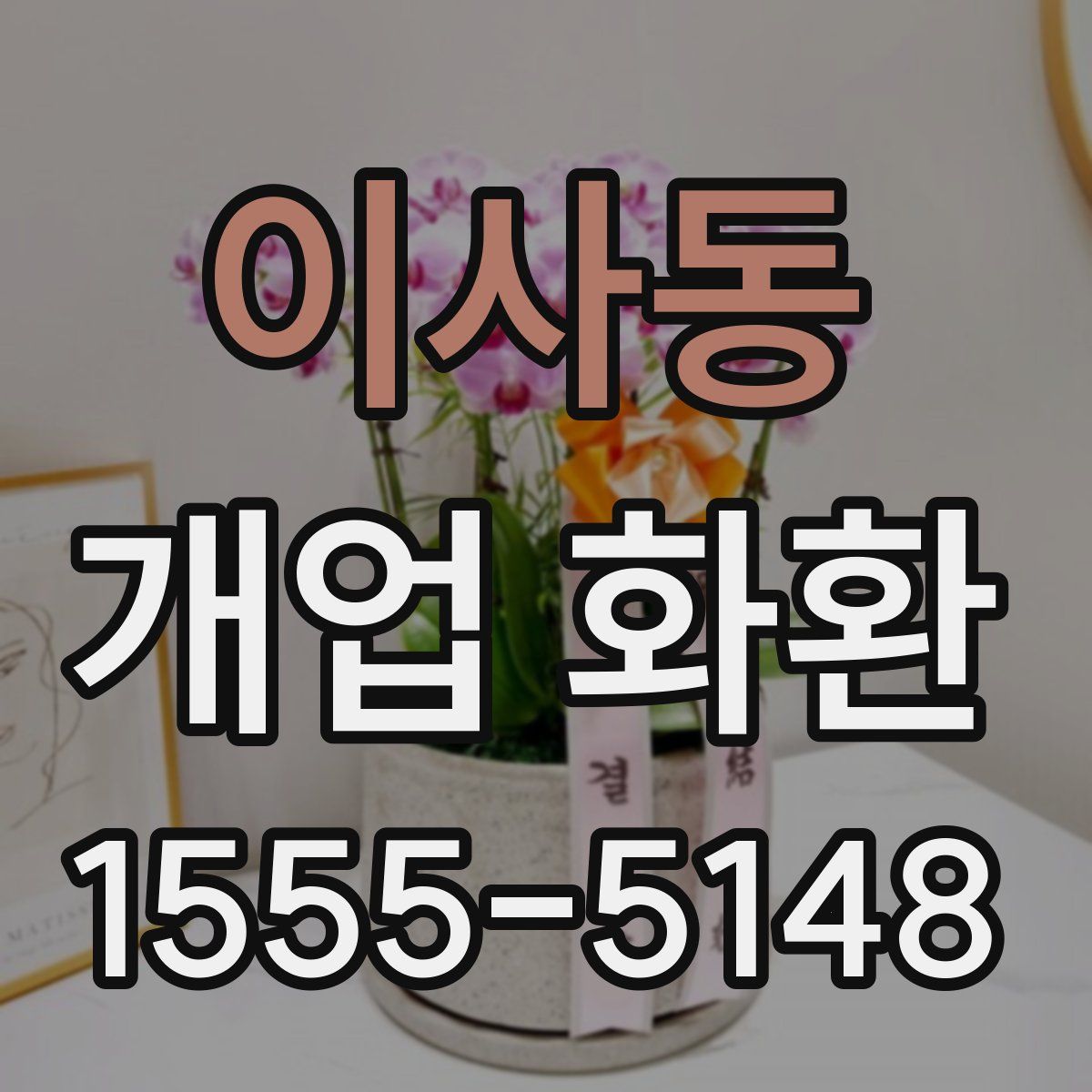 이사동 개업 화환