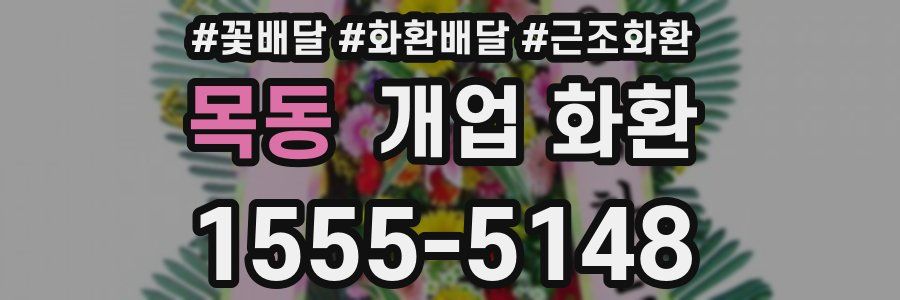 목동 개업 화환