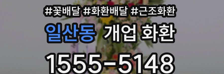 일산동 개업 화환