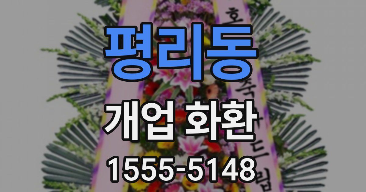 평리동 개업 화환