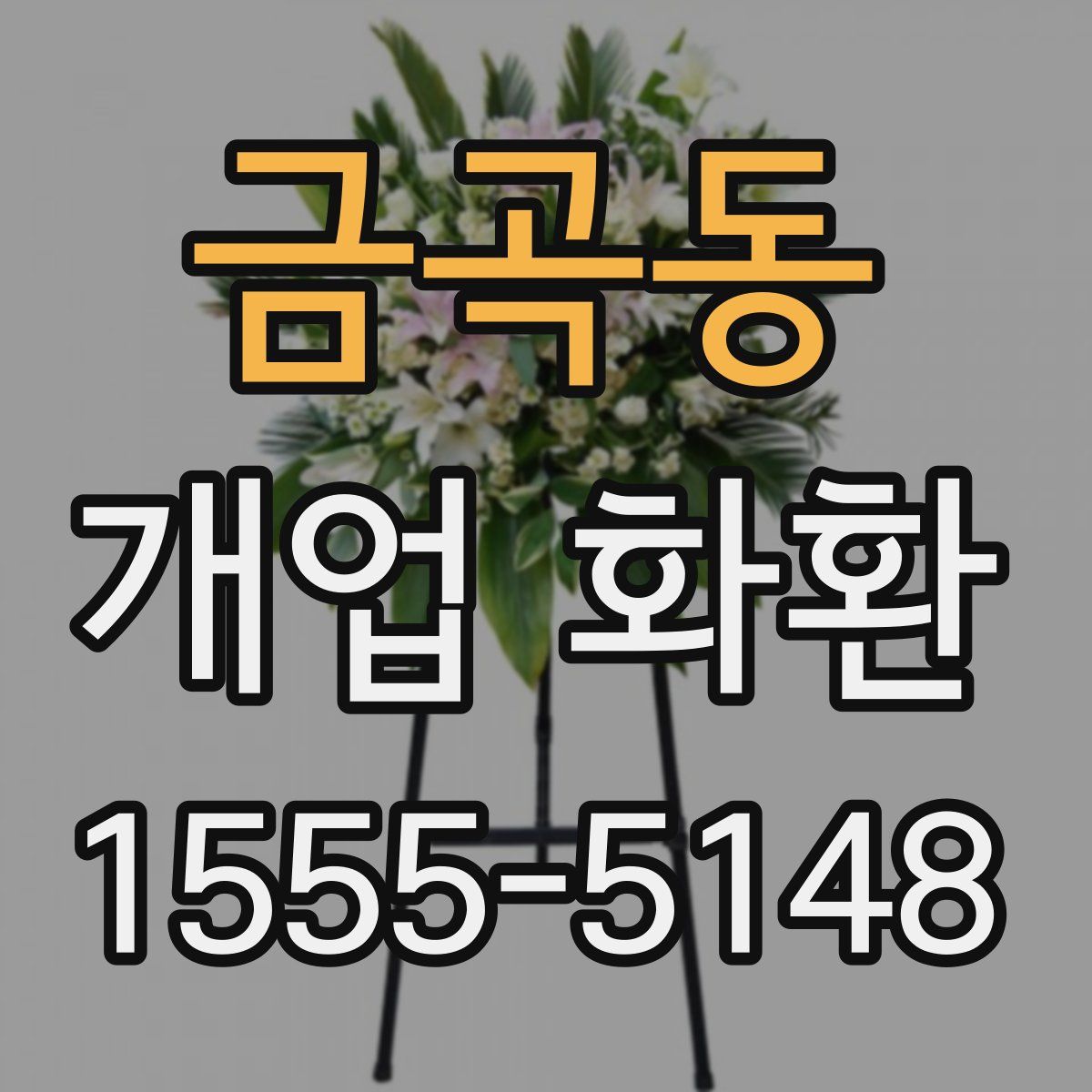 금곡동 개업 화환