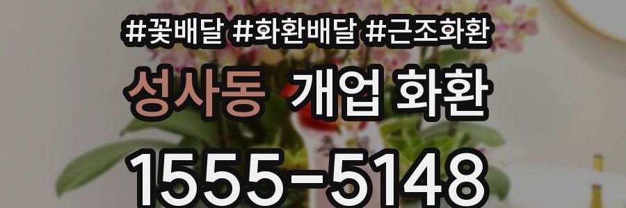 성사동 개업 화환