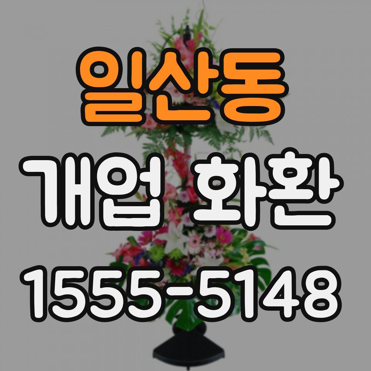 일산동 개업 화환