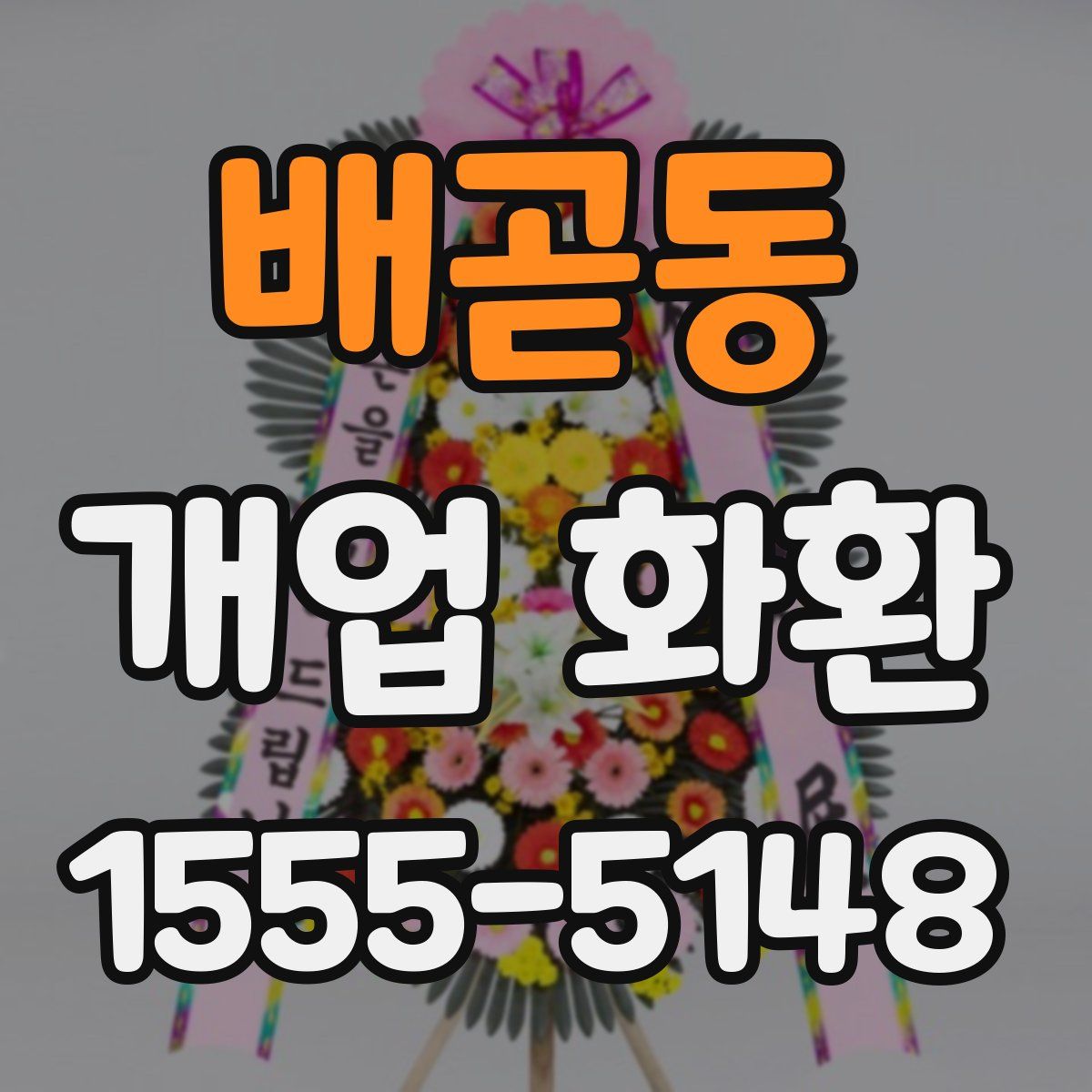 배곧동 개업 화환