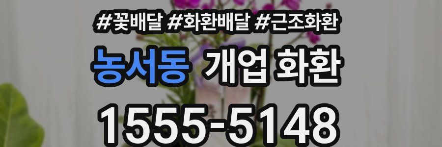 농서동 개업 화환