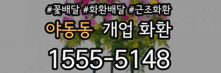 야동동 개업 화환