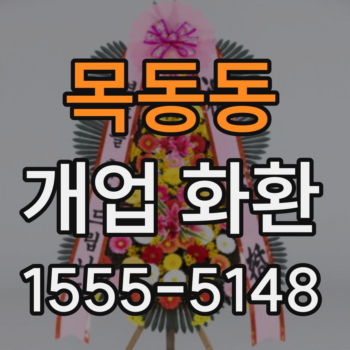 목동동 개업 화환