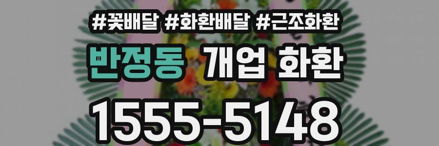 반정동 개업 화환