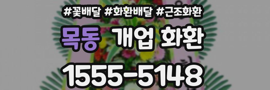 목동 개업 화환
