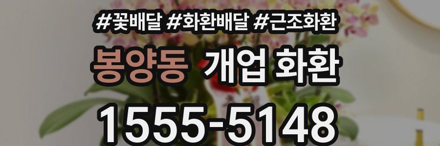 봉양동 개업 화환