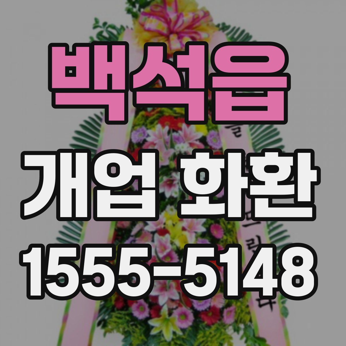 백석읍 개업 화환