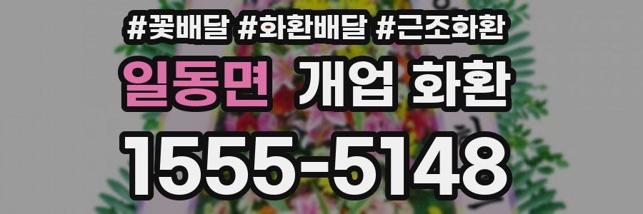일동면 개업 화환