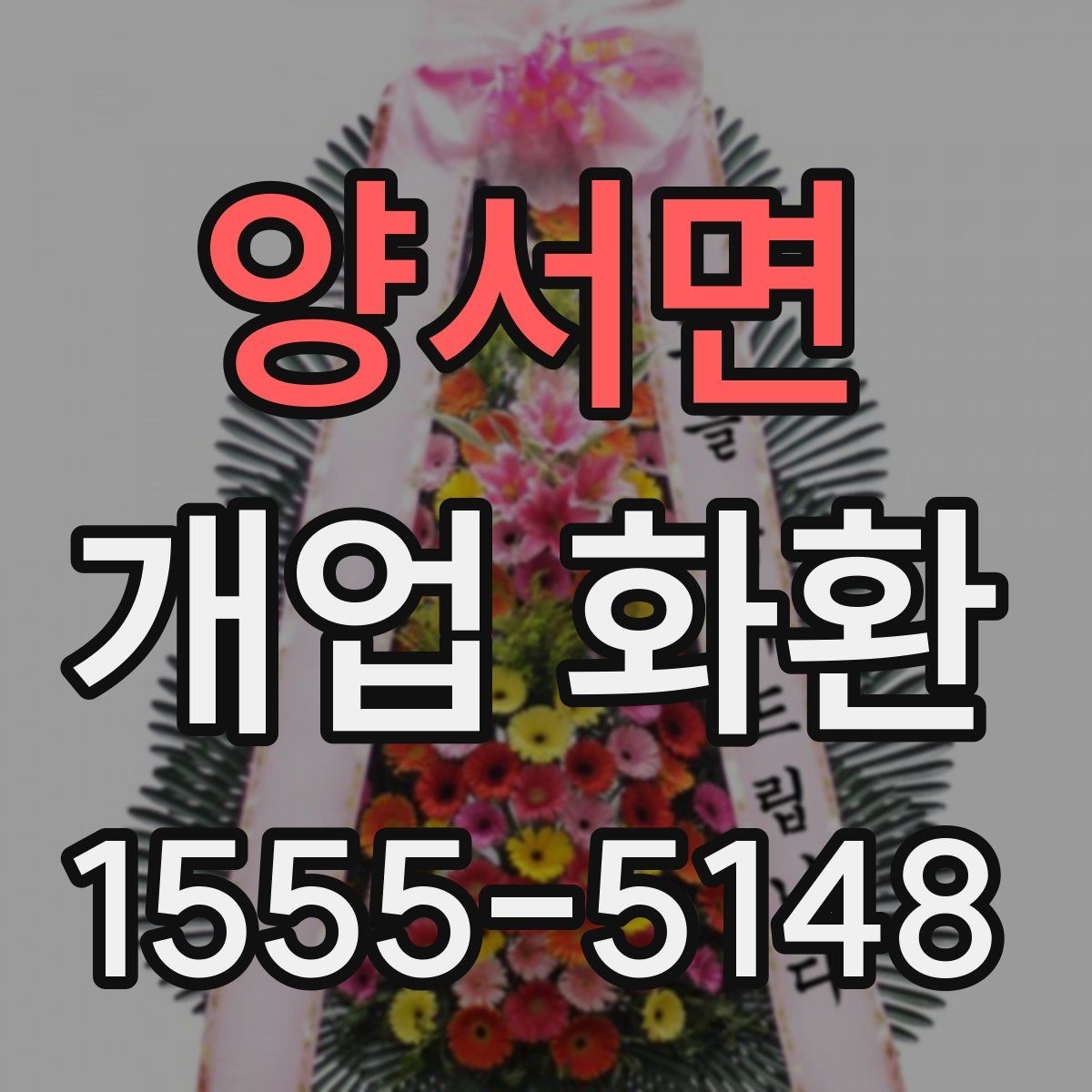 양서면 개업 화환