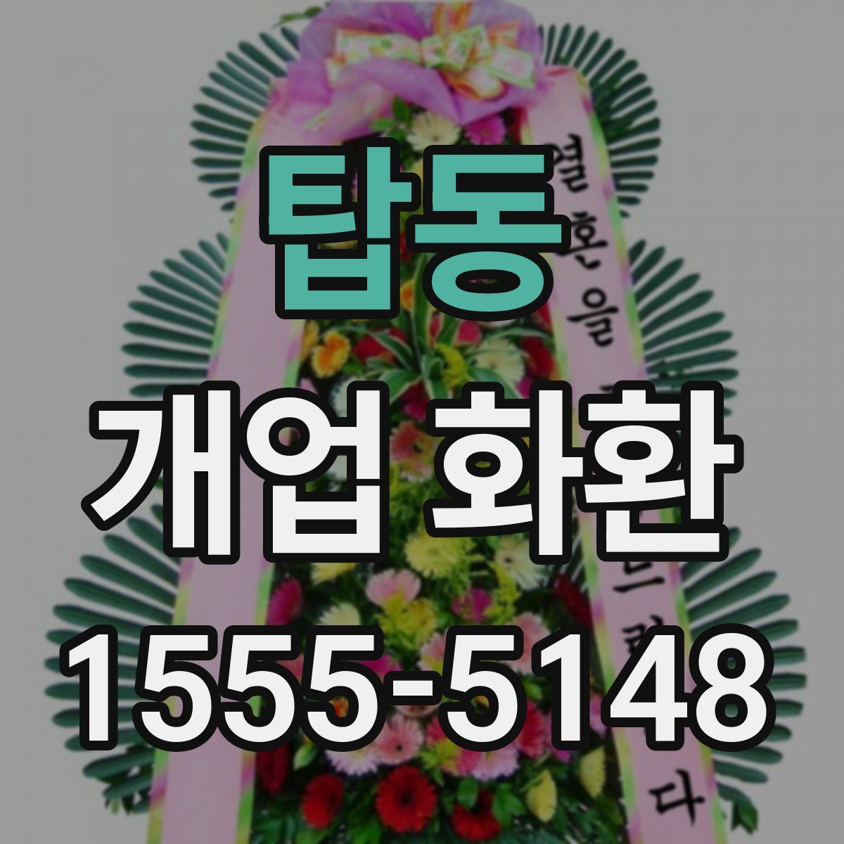 탑동 개업 화환