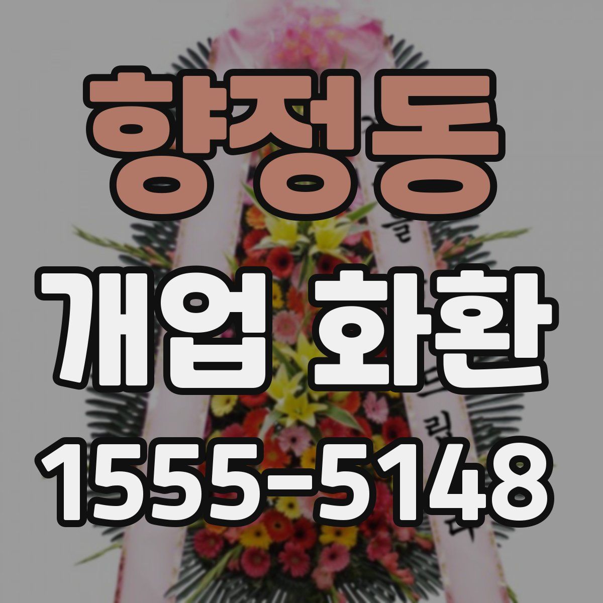 향정동 개업 화환