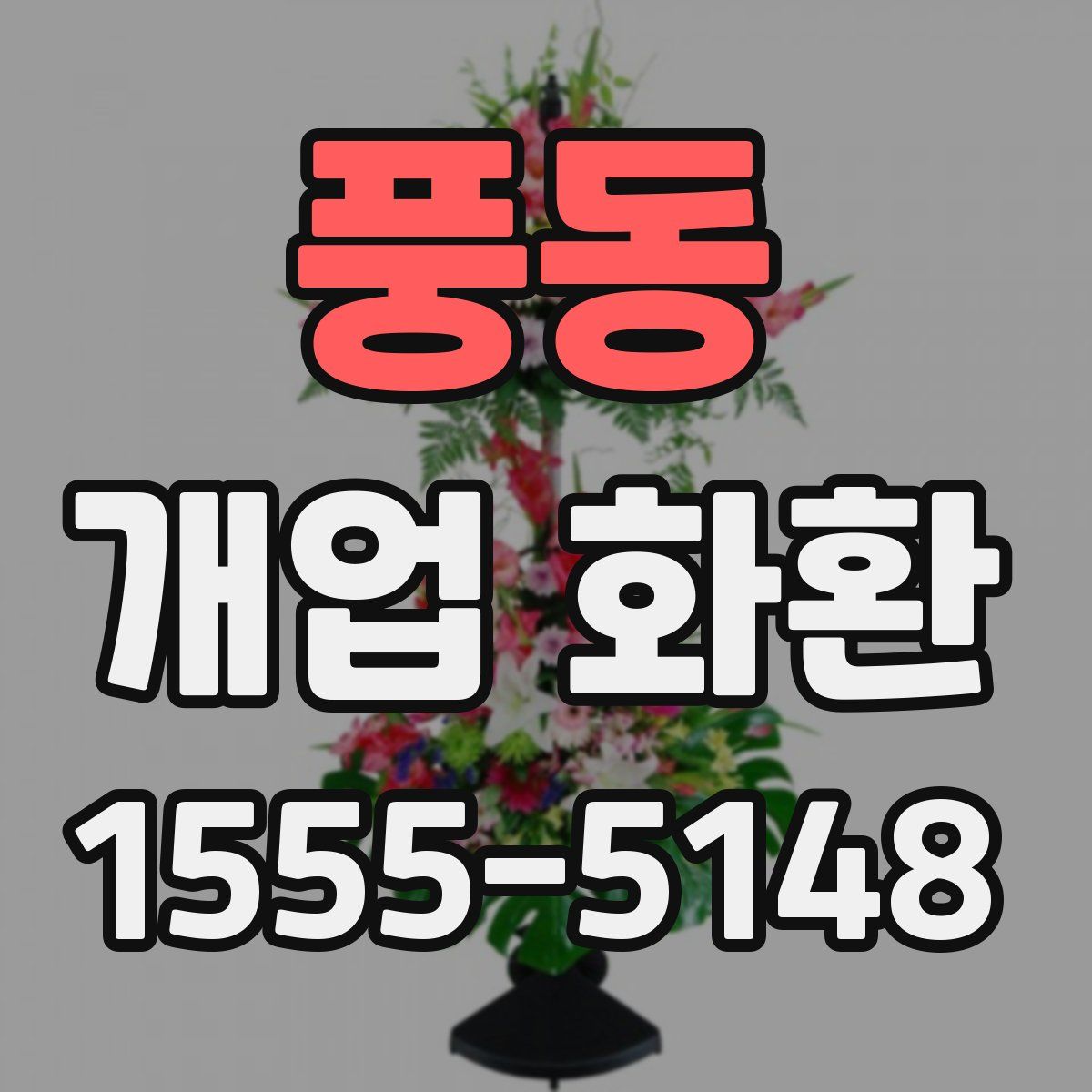풍동 개업 화환