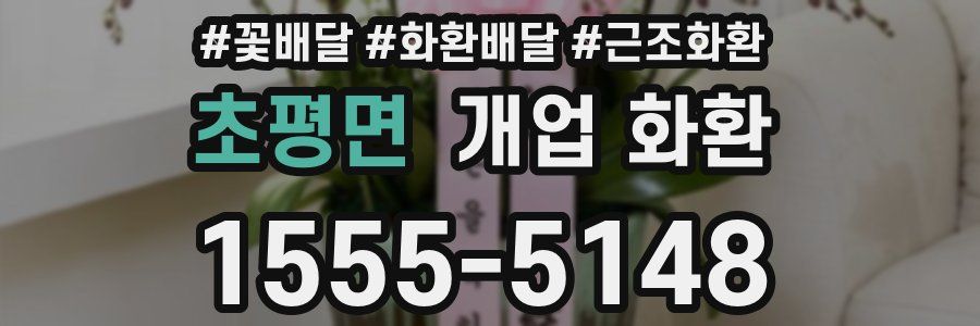 초평면 개업 화환