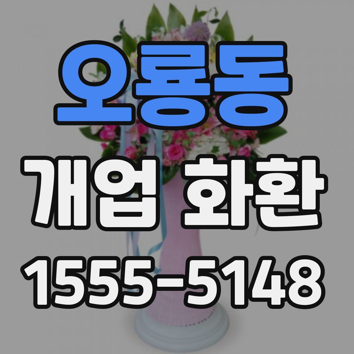 오룡동 개업 화환