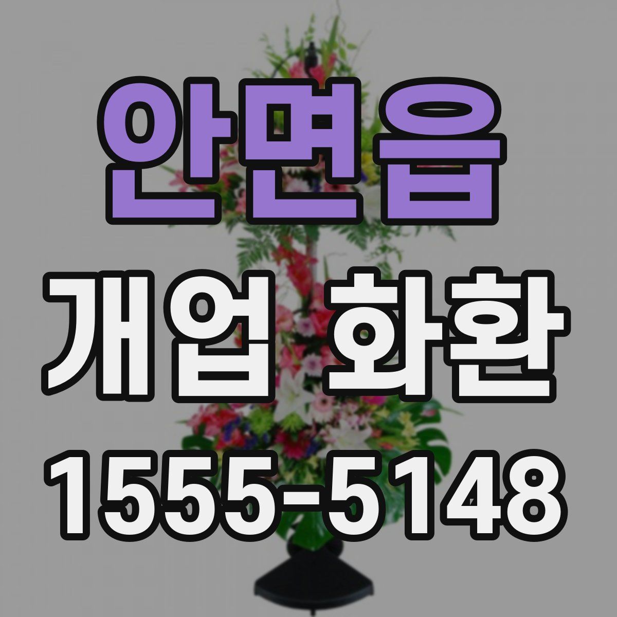 안면읍 개업 화환