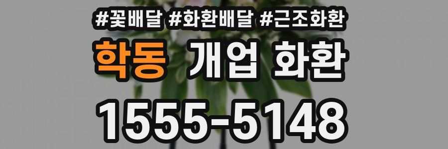학동 개업 화환