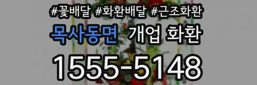 목사동면 개업 화환