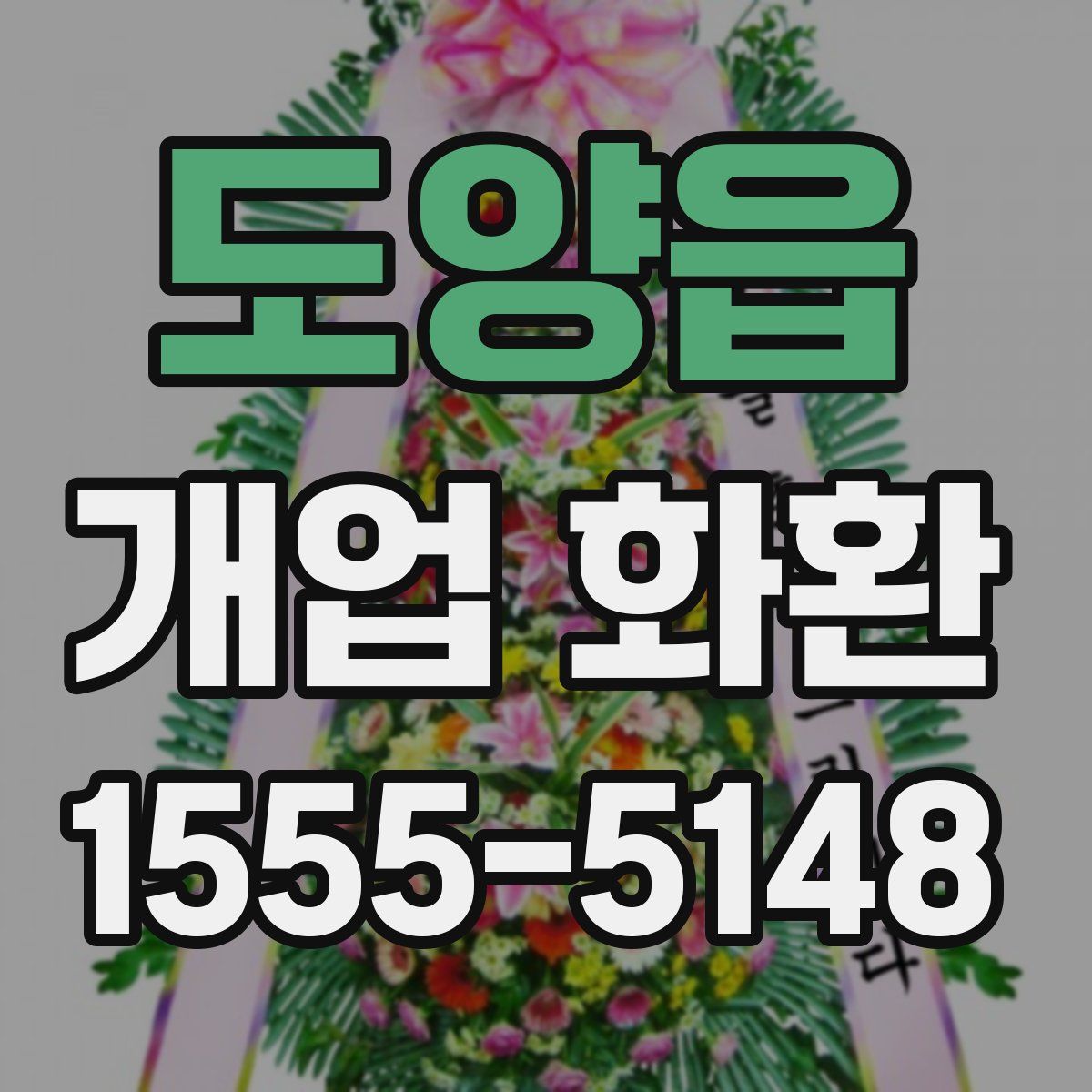 도양읍 개업 화환