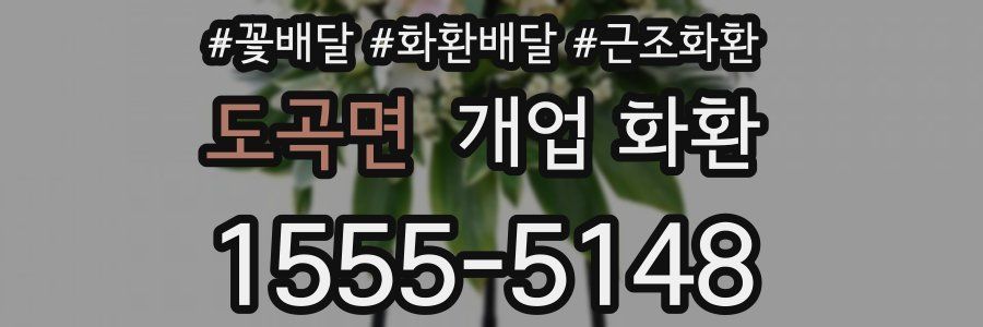 도곡면 개업 화환