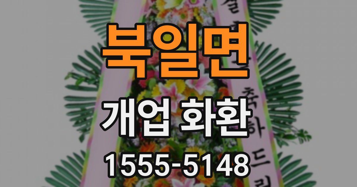 북일면 개업 화환