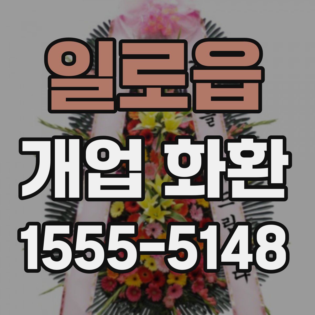일로읍 개업 화환